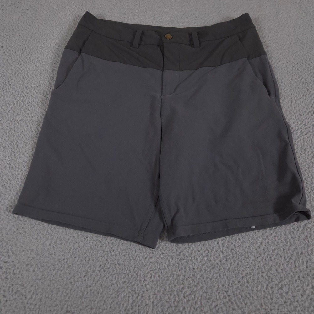 Lululemon Shorts Mens 34 Grey Vital Two Tone Performance Stretch Athletic Golf